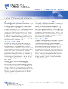 Granulomatosis Orofacial