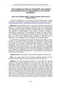 Una indagación sobre la vinculación que realizan los alumnos entre