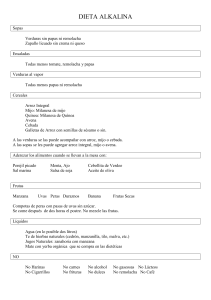 DIETA ALKALINA