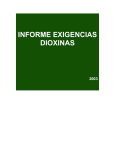 informe exigencias dioxinas - DIOXINASENALIMENTOSYAMBIENTE