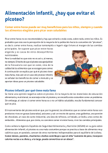 Alimentación infantil, ¿hay que evitar el picoteo? Comer entre horas