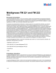 Mobilgrease FM 221 and FM 222