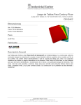 Juego de Tablas Para Cortar y Picar Dimensiones