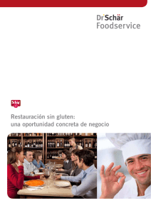 Folleto Foodservice - Dr. Schär Foodservice