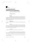 La evolución de la alimentación hospitalaria