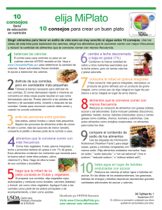 Spanish DG Tipsheet 1 ChooseMyPlate.indd