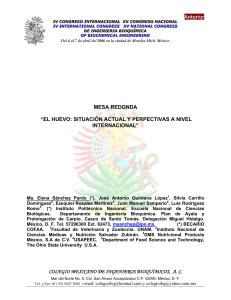 colegio mexicano de ingenieros bioqu&iacute;micos, ac mesa redonda