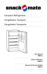 Compact Refrigerator Congélateur Compact Congelador Compacto