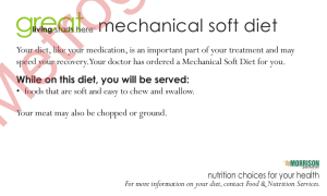 mechanical soft diet