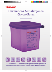 Díptico hermético antialergénicos