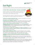 Eat Right - Academy of Nutrition and Dietetics