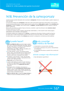 Prevención de la osteoporosis