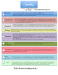 instrucciones para tratamiento