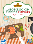 Recetario de septiembre