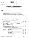 Patient Pre-Admission Questionnaire (Spanish