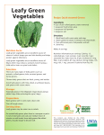 Leafy Green Vegetables