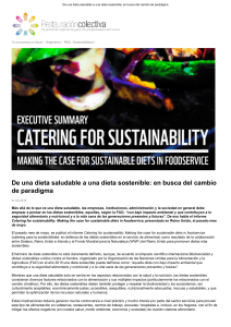 De una dieta saludable a una dieta sostenible: en busca del cambio