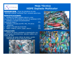 hoja tecnica HDPE Multicolor