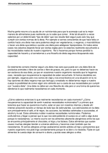Alimentación Consciente