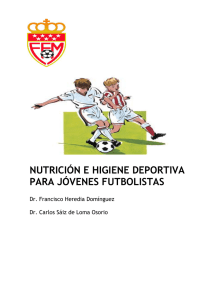 nutrición e higiene deportiva