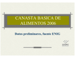 CANASTA BASICA DE ALIMENTOS 2006