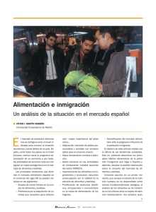 Alimentación e inmigración