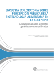 Encuesta Exploratoria Sobre Percepción Pública de la