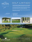 golf ilimitado - Palace Resorts