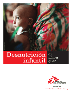 Desnutrición infantil - Médicos Sin Fronteras