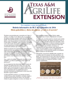 En camino a una mejor salud... Boletín informativo de BLT de