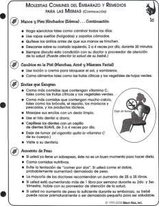 MOLESTIAS COMUNES DEL EMBARAZO Y REMEDIOS