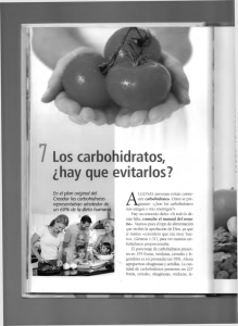Los carbohidratos, ¿hay que evitarlos?
