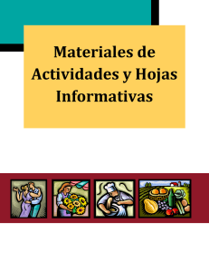 Apéndice: Materiales de Actividades y Hojas Informativas