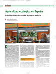 Agricultura ecológica en España / Víctor J. Martín Cerdeño