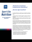 Nutrition - Sport City