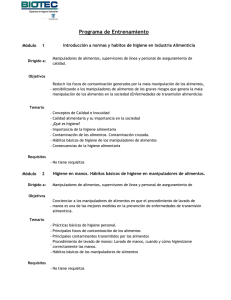 Programa Entrenamiento