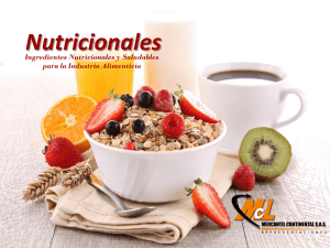 Nutricionales - Mercantil Continental