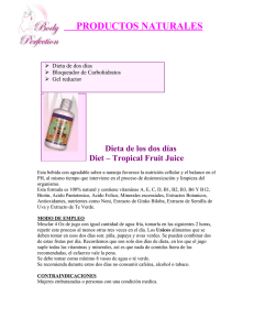 productos naturales - Body Perfection Inc.