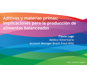 Aditivos y materias primas: Implicaciones para la producción de