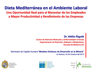 Dieta Mediterránea y Productividad