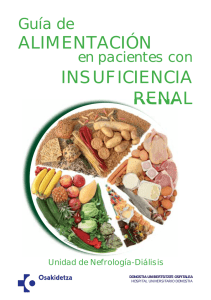 Guía de alimentación en pacientes con insuficiencia