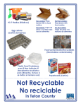 Not Recyclable No reciclable