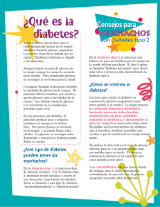 ¿Qué es la diabetes?