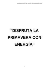 disfruta la primavera con energía