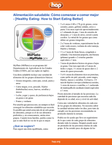 Alimentación saludable: Cómo comenzar a comer mejor