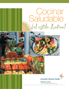 Wellness Cookbook/Latino/Spanish