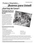 &iexcl;Buenos para Usted! - K-State Research and Extension