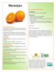 Hoja de Información Naranjas