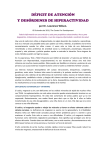 déficit de atención y desórdenes de hiperactividad