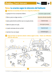 Tema: La oración según la intención del hablante